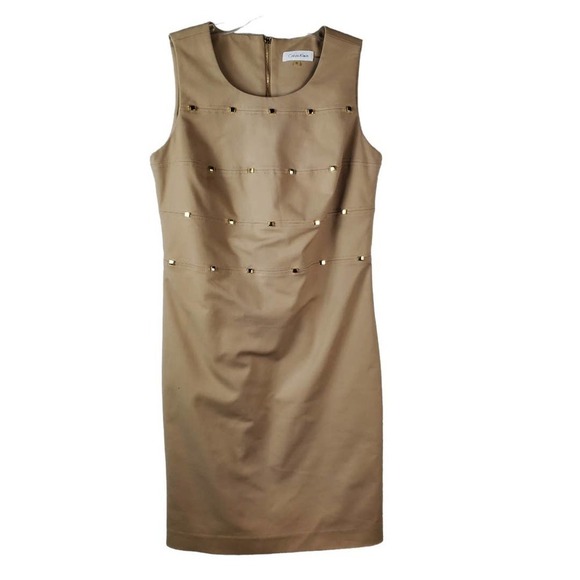 Calvin Klein Studded Sheath Business Casual Dress Size 6 - Picture 1 of 11